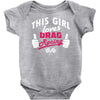 this girl loves drag racing Baby Onesie