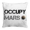 Occupy Mars Shirt Throw Pillow