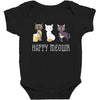 happy meowr Baby Bodysuit