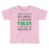 vegan Toddler T-shirt