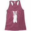 disheveled tuxedo Racerback Tank