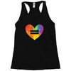 Lgbt Heart Racerback Tank
