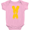 jake paul x yellow Baby Onesie