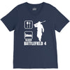 eat sleep battlefield 4, funny V-Neck Tee