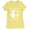 do you even smash bro Ladies Fitted T-Shirt