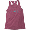 sailing heart beat Racerback Tank