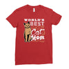 best cat mom Ladies Fitted T-Shirt