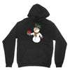 smiling snowman holding out christmas Unisex Hoodie