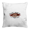 August Peeking Out Baby Boy Throw Pillow