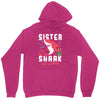 sister shark doo doo doo family matching Unisex Hoodie