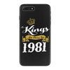 kings are born in 1981 iPhone 7 Plus Case