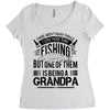 There Aren't  Many Things I Love More Than Fishing Women's Triblend Scoop T-shirt