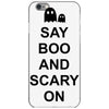 say boo and scary on 2 iPhone 6/6s Case
