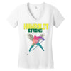 Humboldt Strong Saskatchewan Hockey Team Remembrance Women's V-Neck T-Shirt