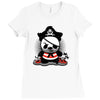 pirate panda Ladies Fitted T-Shirt