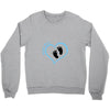 Custom baby boy name maternity design Crewneck Sweatshirt