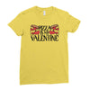 pizza is my valentine 4 Ladies Fitted T-Shirt