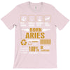 Born Aries Multitasking Problem Solving Tees T-Shirt