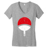uchiha clan symbol Women's V-Neck T-Shirt