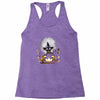 witch cat night Racerback Tank