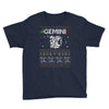 santa gemini christmas ugly t shirts Youth Tee
