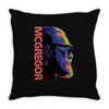 mcgregor face Throw Pillow