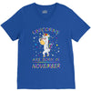 UNICORNS ARE BORN IN NOVEMBER V-Neck Tee
