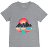camp river V-Neck Tee