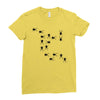 crepy crawly spiders Ladies Fitted T-Shirt