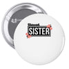 blessed sister with flower Pin-back button