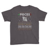 pisces christmas ugly sweater Youth Tee