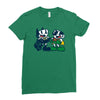 cupman and robin Ladies Fitted T-Shirt