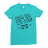 drinks well with others Ladies Fitted T-Shirt