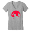 moonlight dark Women's V-Neck T-Shirt