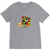 Rubik Cube V-Neck Tee