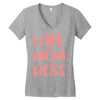 wife boss mom Women's V-Neck T-Shirt