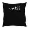 icke evolution Throw Pillow