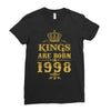 kings are born in 1998 Ladies Fitted T-Shirt