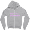 i speak gilmore rectangle Zipper Hoodie