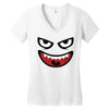 monstre visage Women's V-Neck T-Shirt
