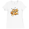 playful foxes Ladies Fitted T-Shirt