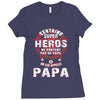 papa heros Ladies Fitted T-Shirt