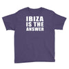ibiza is the answer Youth Tee