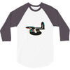 pedestrians vectorized 3/4 Sleeve Shirt