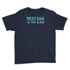 west ham in the blood retro style new Youth Tee