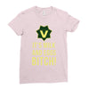 milk and eggs Ladies Fitted T-Shirt