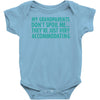 my grandparents are just accommodating Baby Onesie