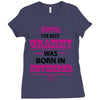 The Best Grammy Was Born In November Ladies Fitted T-Shirt