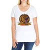 danger angry bear Ladies Curvy T-Shirt