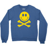 smiley pirate skull and crossbones Crewneck Sweatshirt